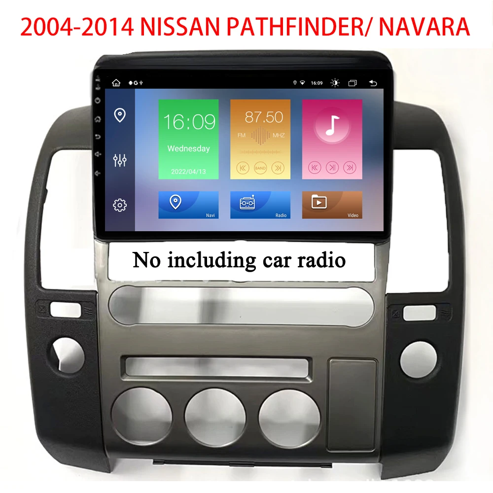 Car Stereo Frame Fascia Adapter for NISSAN PATHFINDER NAVARA 2004-2014 Android Radio Bezel Faceplate Audio Face Plate Dask Kit