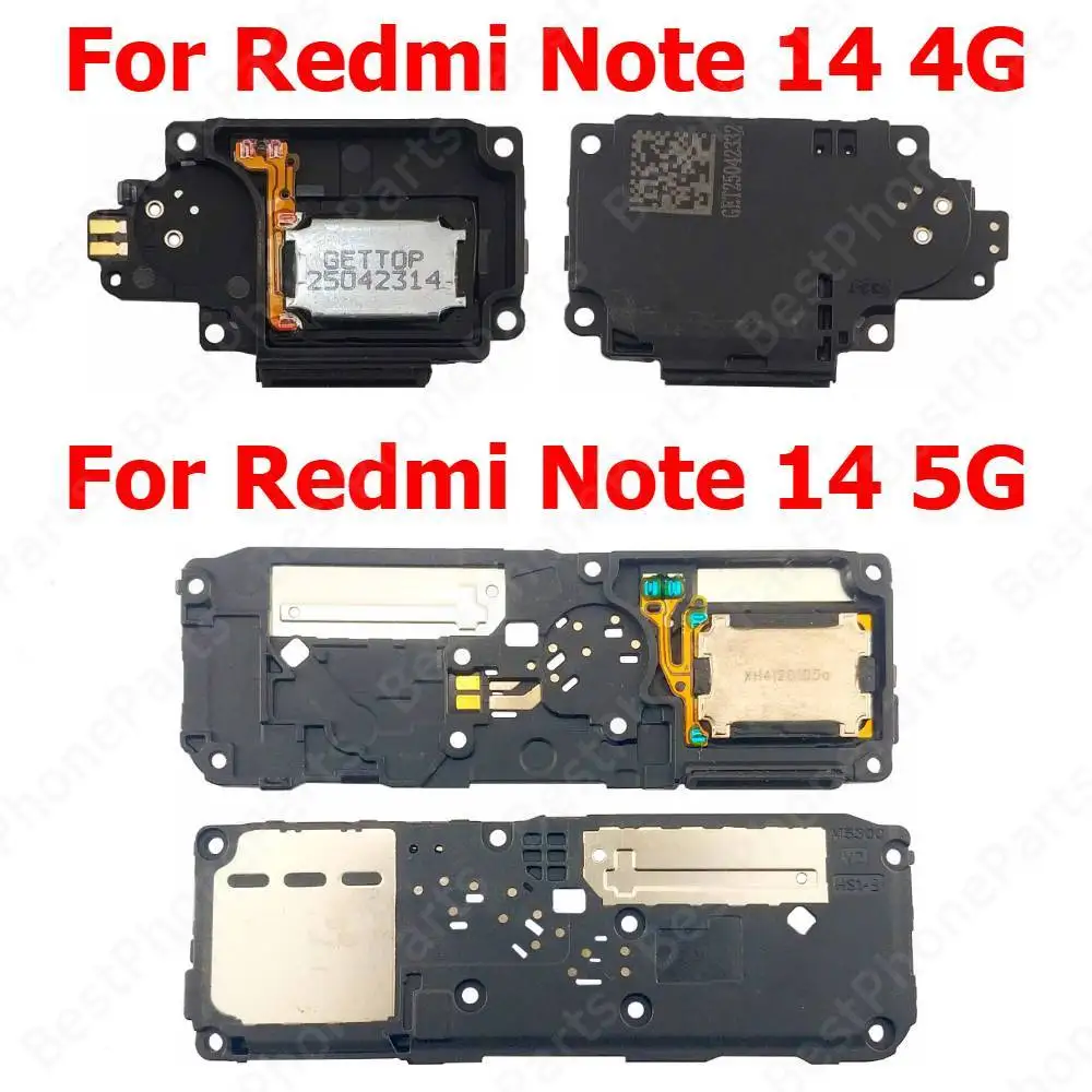 Loudspeaker For Redmi Note 14 4G Note14 5G Loud Speaker Buzzer Ringer Sound Module Mobile Phone Spare Parts
