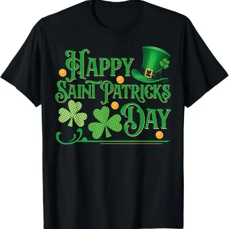 St Patricks Shamrock Happy Saint Patricks Day T-shirt pour hommes, papa et enfants