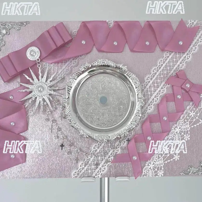 japanese-finished-goods-gumei-dinner-plate-pain-bar-board-finished-powder-kawaii-sweet-bow-b5-chain-wrapped-pain-bag-decoration