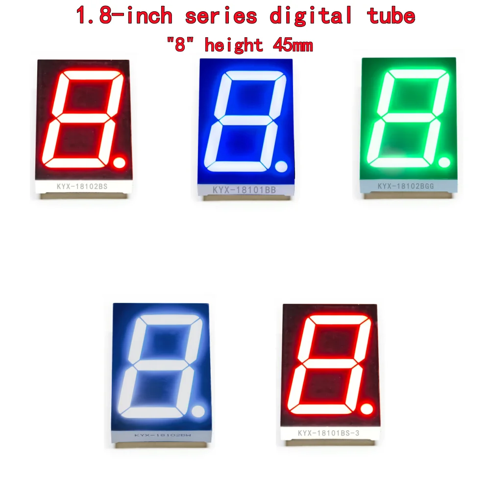 10PCS 1.8-inch digital tube 38mmX56mm digital display screen 