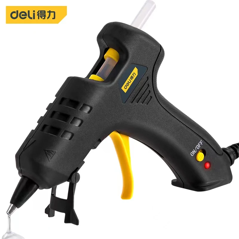 

Deli Hot melt glue gun Hot glue gun Hot glue stick Hot banyan glue gun Domestic hot melt glue stick 7-11mm 20W glue gun