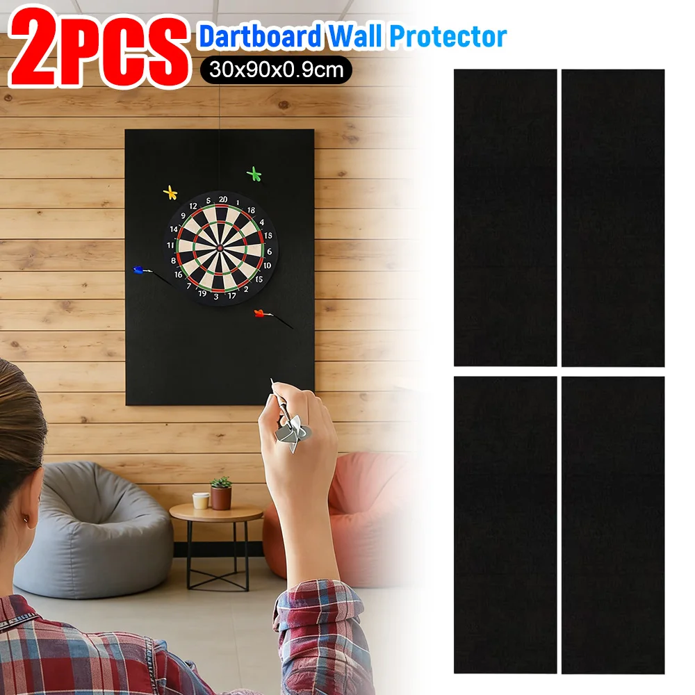 

2 шт. Защитная пленка для дартс-доски 30x90x0.9 см, самоклеящаяся, войлочная, для стандартных дартс-досок