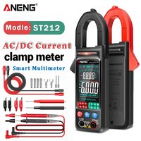 ANENG ST212 Digital Clamp Meter 6000 Counts DC/AC Current 400A Amp Multimeter Large Color Screen Voltage Tester Car Hz NCV Ohm