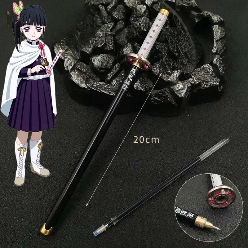 Japan Anime Demon Model Gel Pen Zwart Refill Cosplay Prop Kid Student Gift SlayerWapen Zwaard
