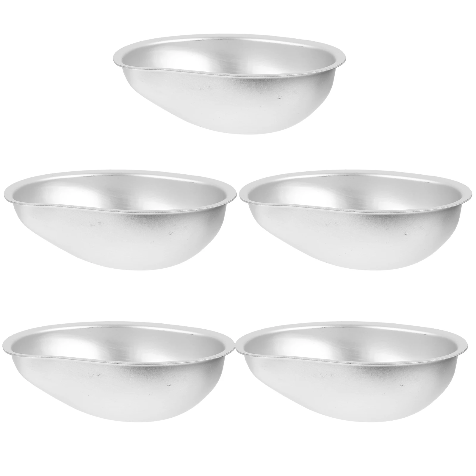 

5Pcs Mini Cake Mold Set Premium Aluminum Alloy Baking Molds for Pudding Cupcake Tart Dessert Non-Stick Easy Release Baking Mold