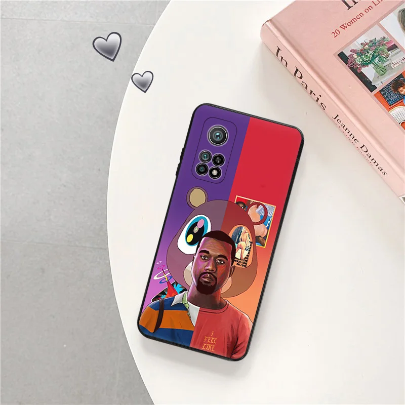 Silicone Soft Phone Cases Cover for Redmi Note 10 10s 11 11s 12s 9 9s 9t 8 8t 7 Pro 4G 5G Note12 Power Kanye Omari West Fundas