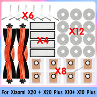 Dust Bag For Xiaomi Robot Vacuum X20+ X10+ X20 Plus X10 Plus Parts Accessories Main Side Brush Hepa Filter Mop Cloth Replacement