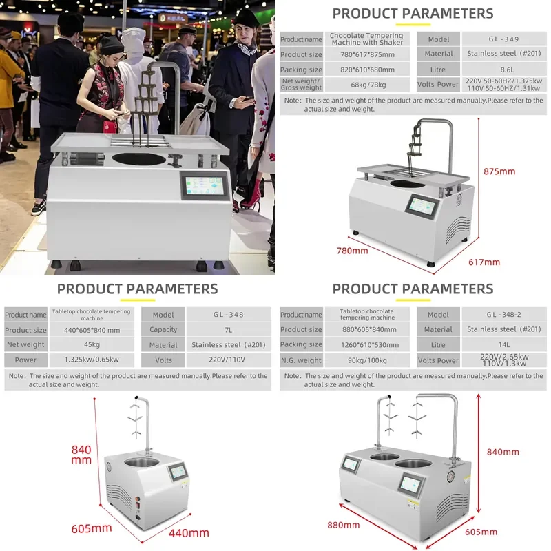 Factory Price Automatic Tempering Chocolate Making Machine for Commercial Use High Efficiency Chocolate Processing Equipment