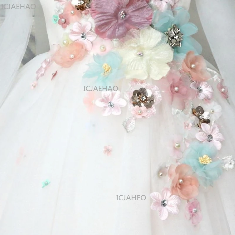 2026 Elegant Princess Dress for Girls Host Gown Children Pageant Party Formal Dresses Costume Wedding Flower Girl KidsBirthday