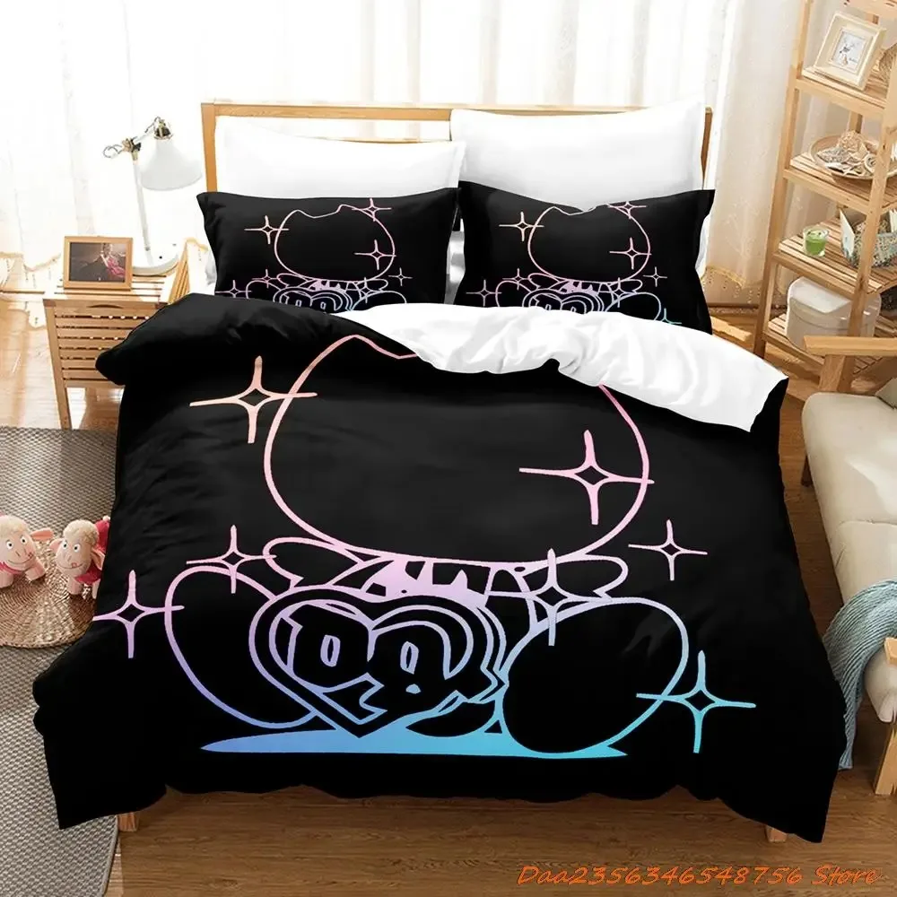 2023 Drain Gang Merch DMN Bedding Set Single Twin Full Queen King Size Bed Set Adult Boys Bedroom Duvetcover Sets Bed Sheet Set