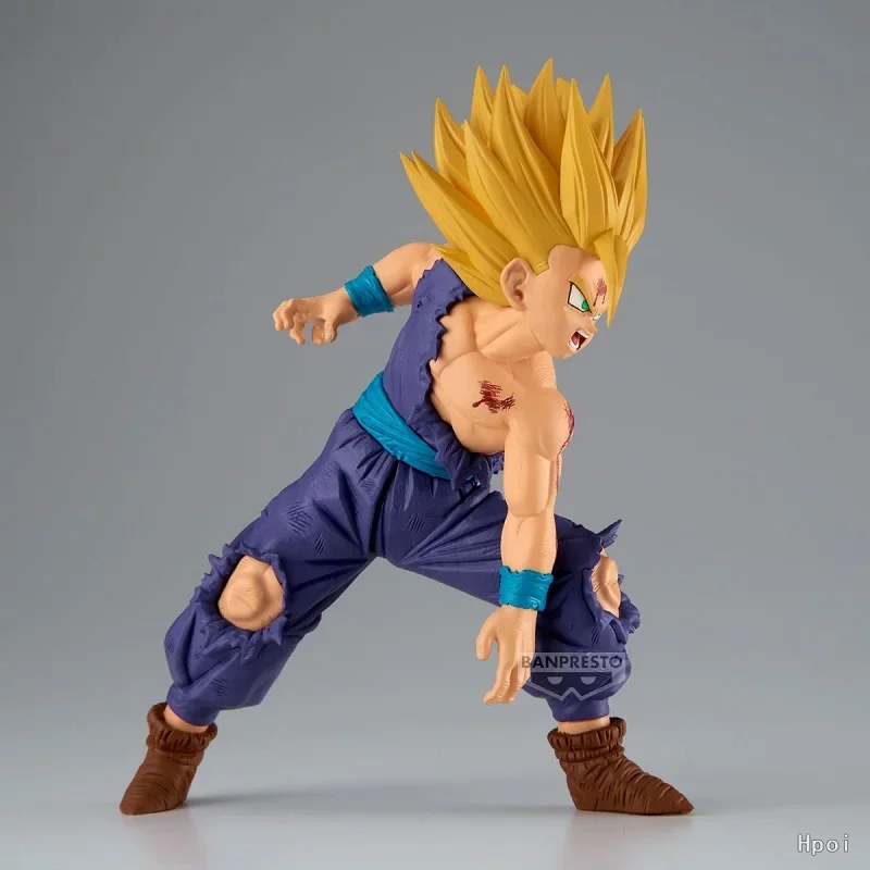 Bandai Original BANPRESTO Dragon Ball Z MATCH MAKERS Super Saiyan Cell Son Gohan PVC Action Figures Collection Model Toys