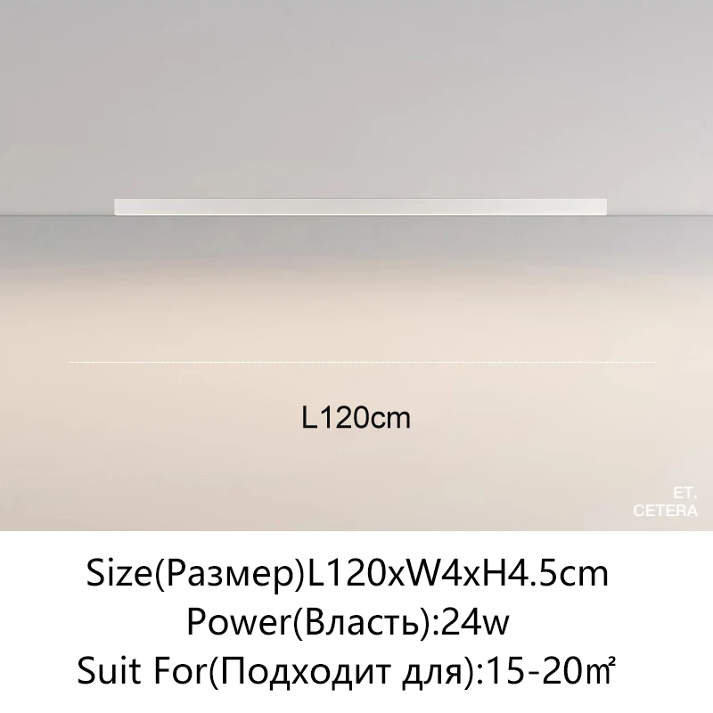 KAGU Moderne Streifen LED Deckenleuchten Wohnzimmer Küche Büro Intelligente Beleuchtung Korridor Veranda Innenbeleuchtung für Zuhause 6