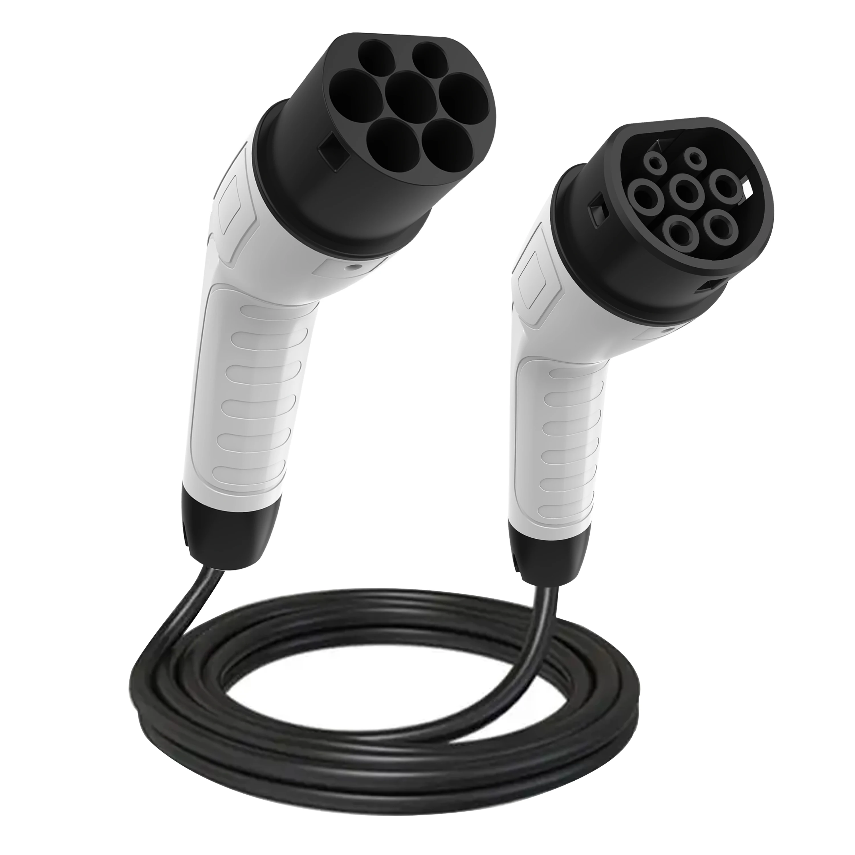 Type 2 to Type 2 EV  Cable, 16A 11KW 3 Phase 5 Core, Fast  For Plug-in Hybrid Vehicles