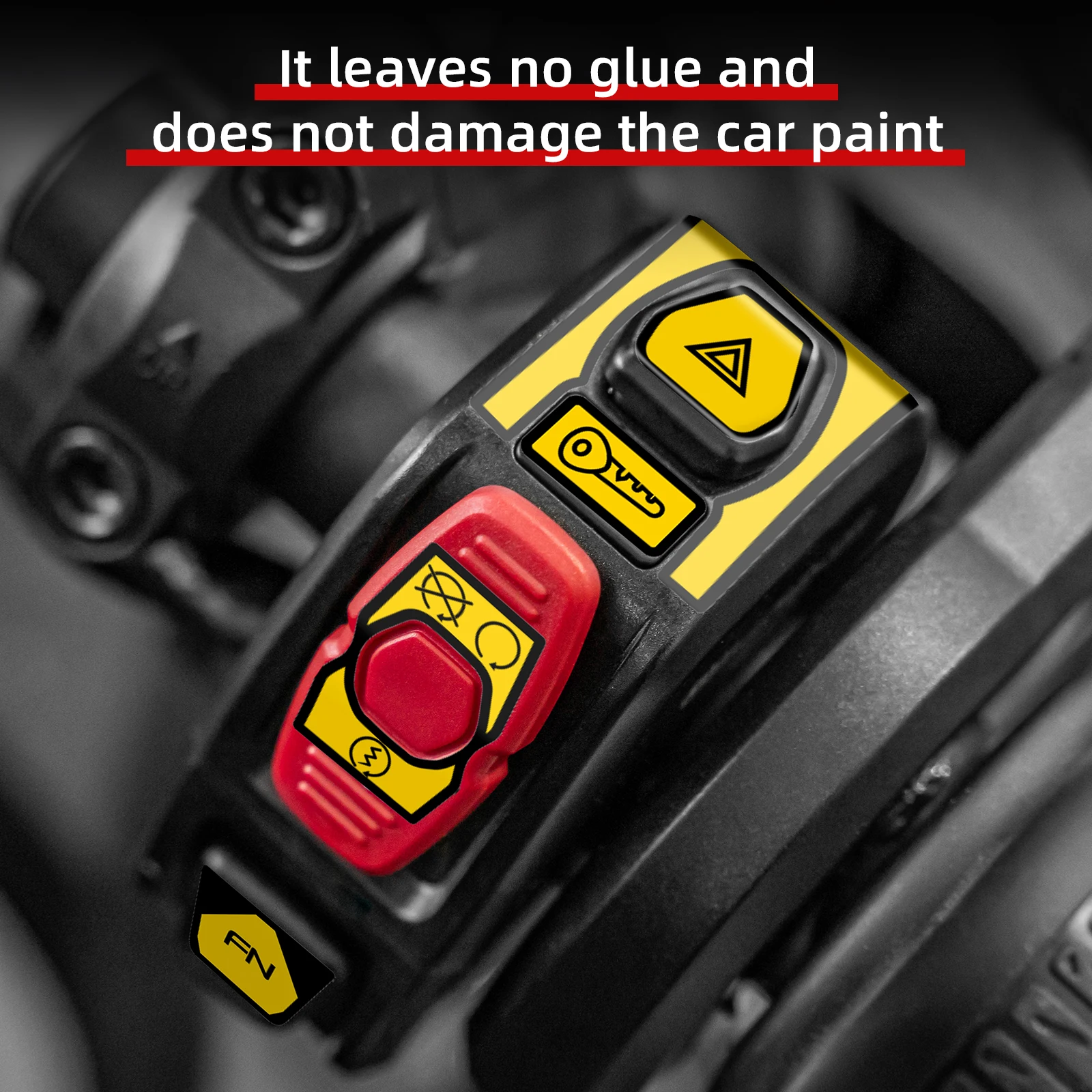 Suitable for 2025 CFMOTO 750SR-S Key Switch Stickers Anti-Wear Anti-Stain Custom Stylish Decor High-Fit Protection Mod Parts