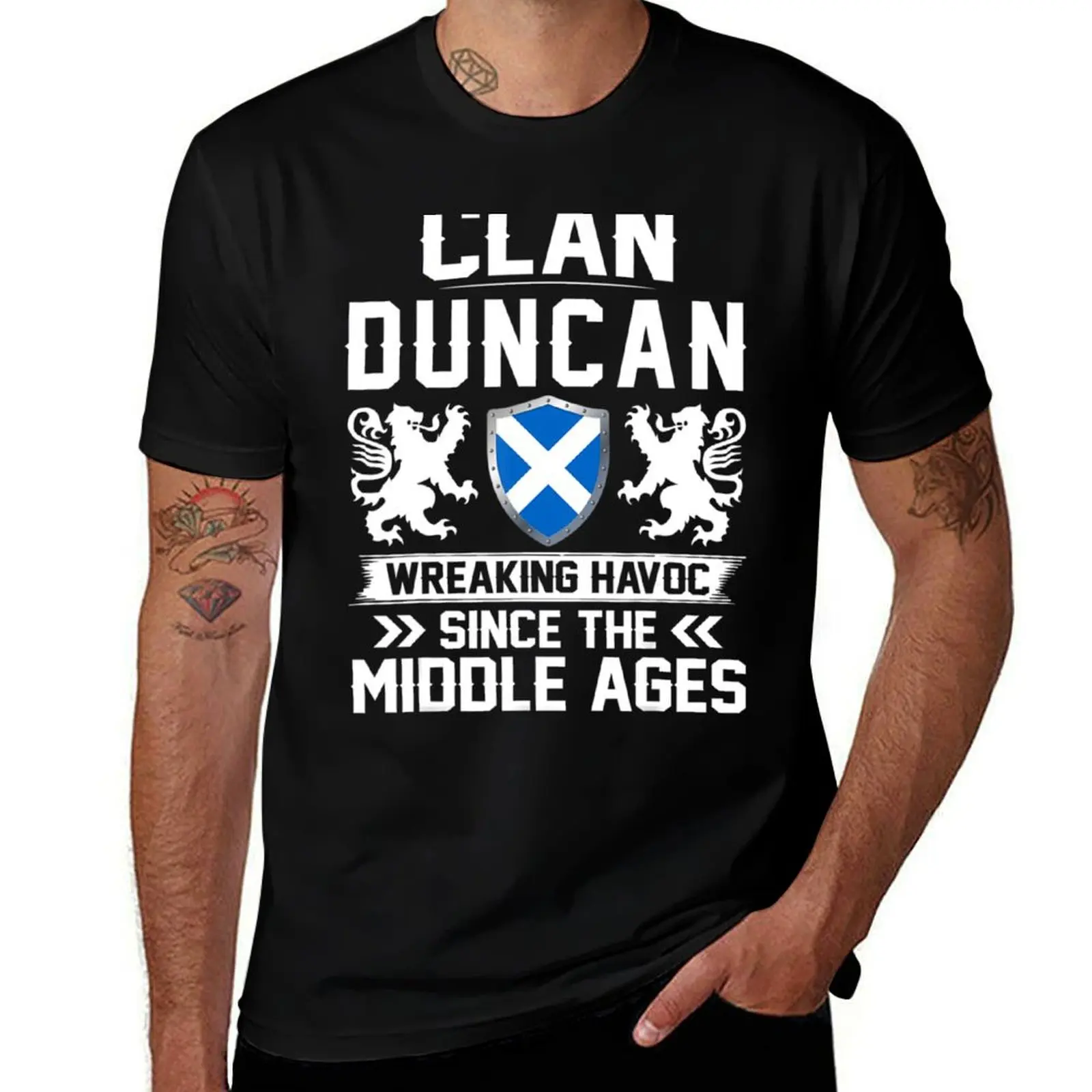 

Duncan Scottish Family Scotland Mothers Day Fathers T-Shirt printed t shirts for man cotton t shirts high quality