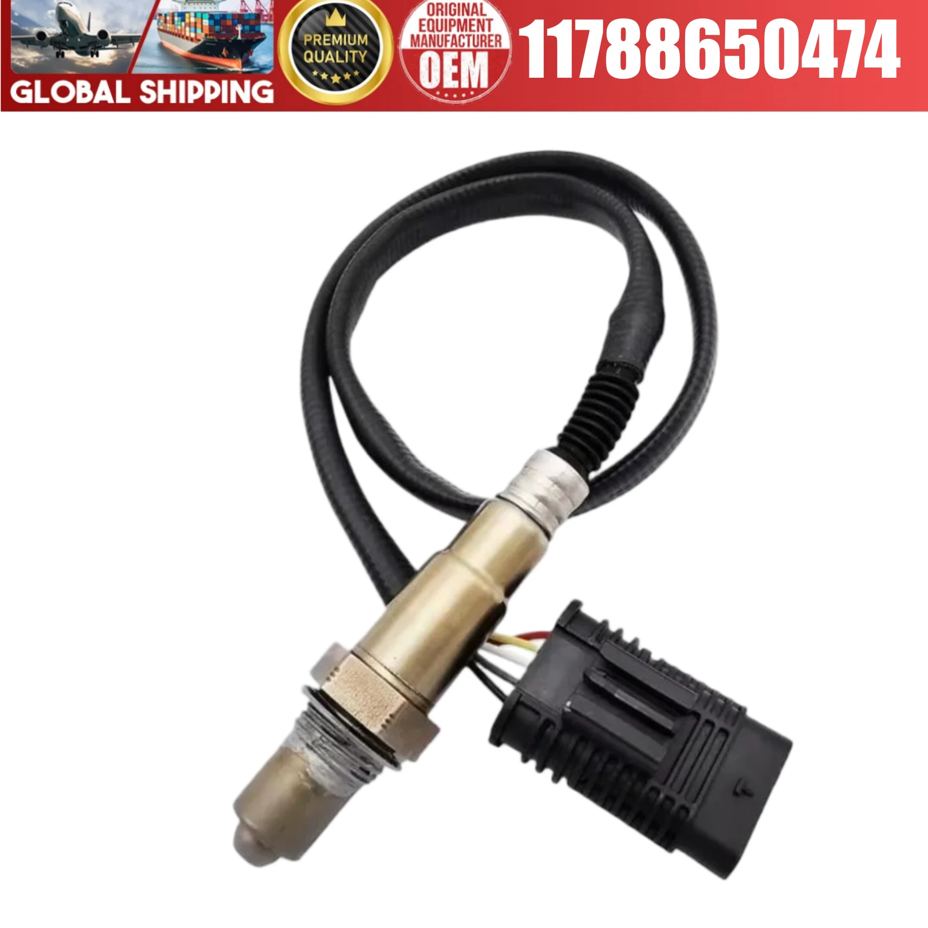 2pcs 11788650474 11788650475 front&rear O2 Oxygen Sensor For BMW 7 Series G12 750Li 4.0T 4.4T