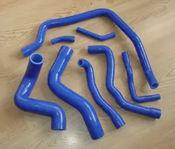 FOR BMW E34 M50 525 525I 528 530 530I 6CY SILICONE RADIATOR HOSE 89-95