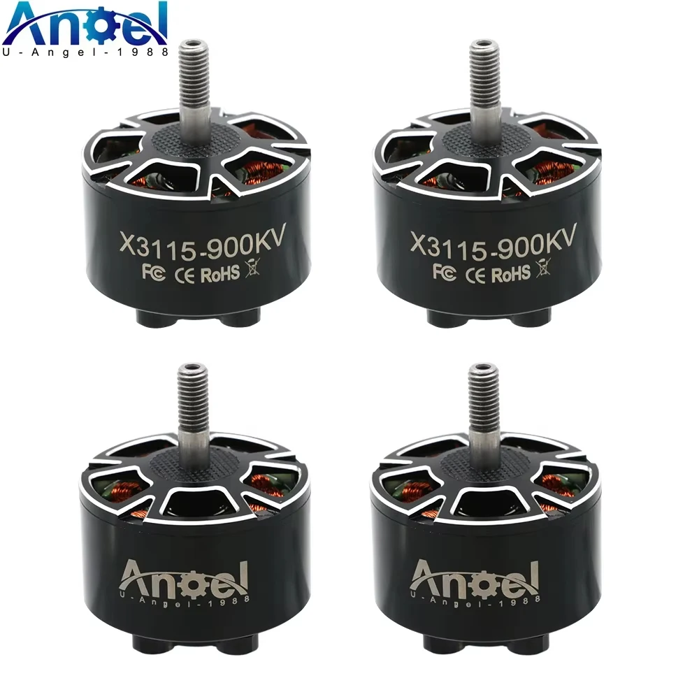 

4pcs/lot UAngel X3115 3115 900KV 1050KV 1200KV 6S Brushless Motor for FPV Freestyle 9inch 10inch Long Range Cinelifter RC Drones