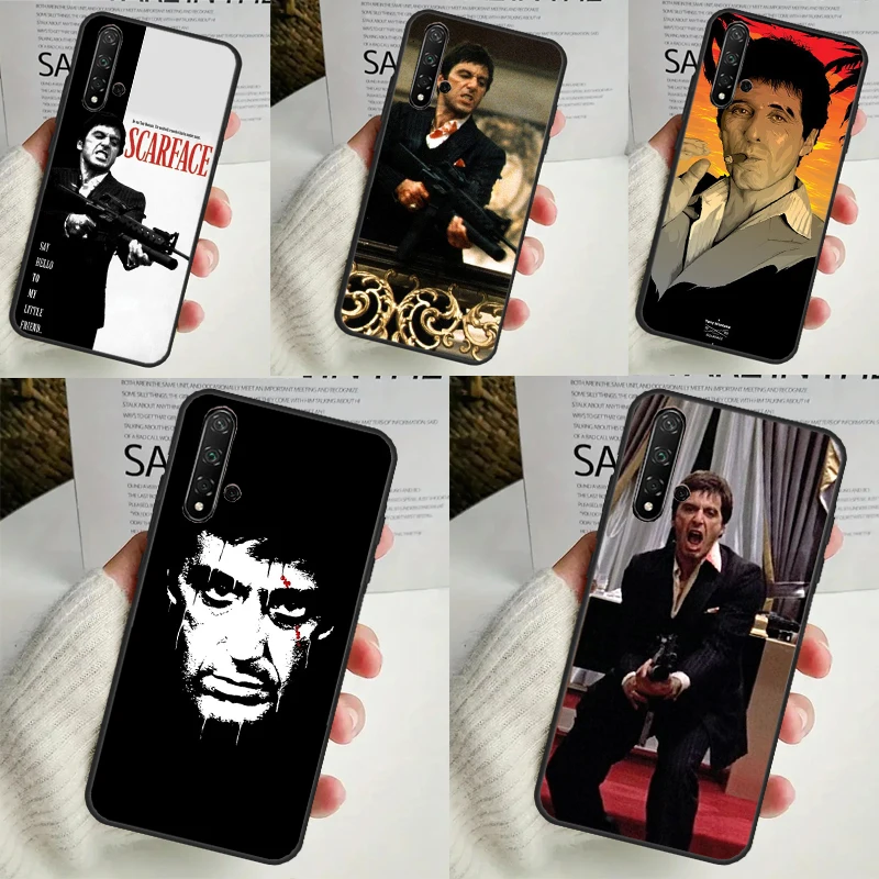 Scarface Al Pacino Tony Montana Case For Huawei Nova 11i 3i 7i 5T 11 9 10 SE Y60 Y61 Y70 Y90 Y91 P20 P40 Lite P30 Pro Cover