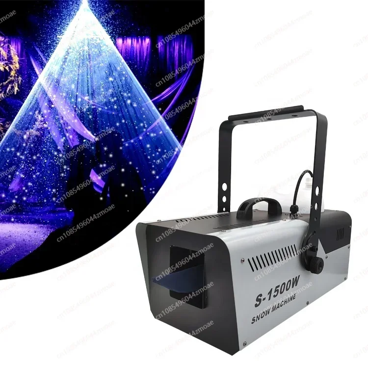 

DMX512 1500w Artificial Snow Ice Machine low fluid consumption rate Wireless Remote Control Dj Snow Machine for wedding