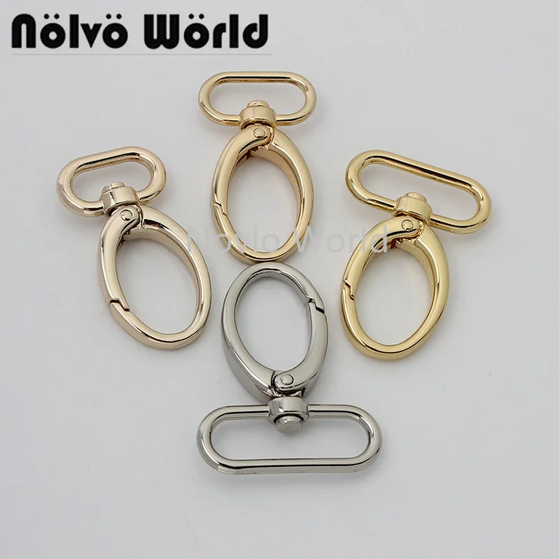 10-50pcs 3/4'' 1'' 1-1/4'' 1-1/2'' inch big size fat shape snap hook for diy leather handbag trigger hook keychain accessories