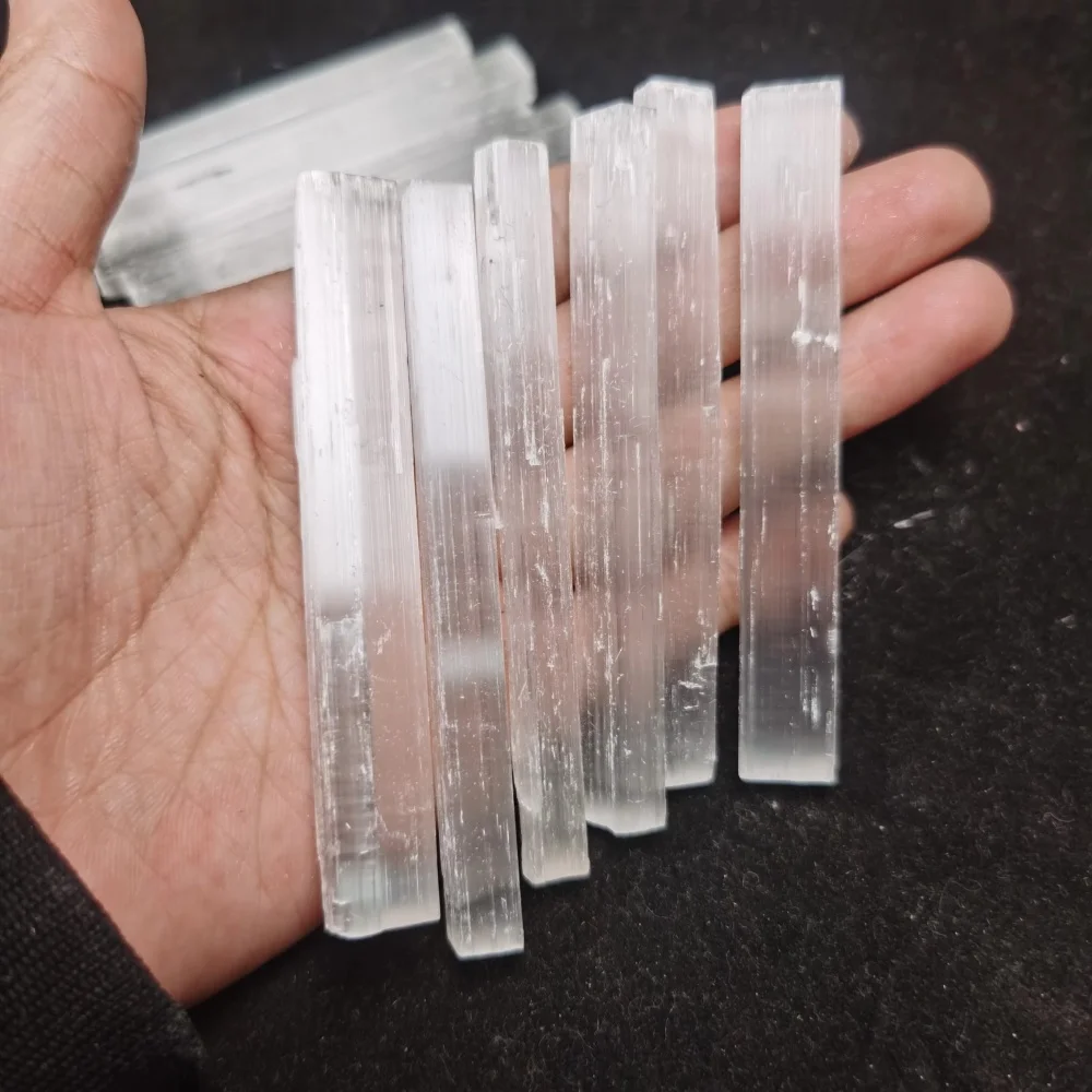 Bulk Wholesale Natural Crystal Wands Selenite Stick
