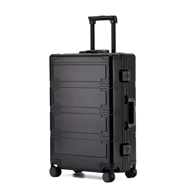 

20/24/28 Inch Aluminum Suitcase Rolling Luggage Magnesium Alloy Cabin Travel Suitcase Men Women Carry-on Suitcases Trolley Case