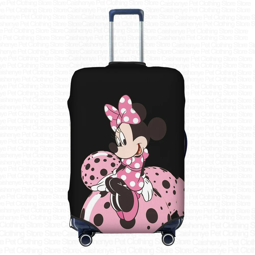 Disney Mickey Minnie Pattern Suitcase Protective Case Girls Dustproof Scratch-resistant 18-32 inch Travel Accessories