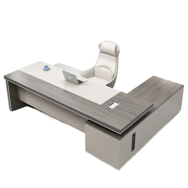 CEO Executive Office L-Type Computer Manager Workstation Work Furniture Luxury Desk