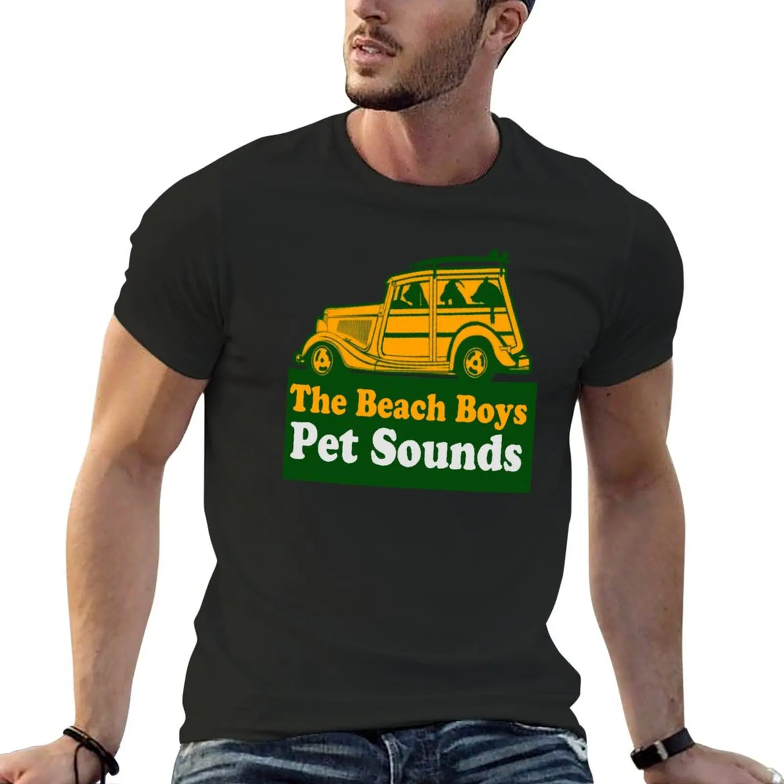 The Pet Sounds Surf Woody Beach Boys Animals T-Shirt boys animal print plain mens champion t shirts