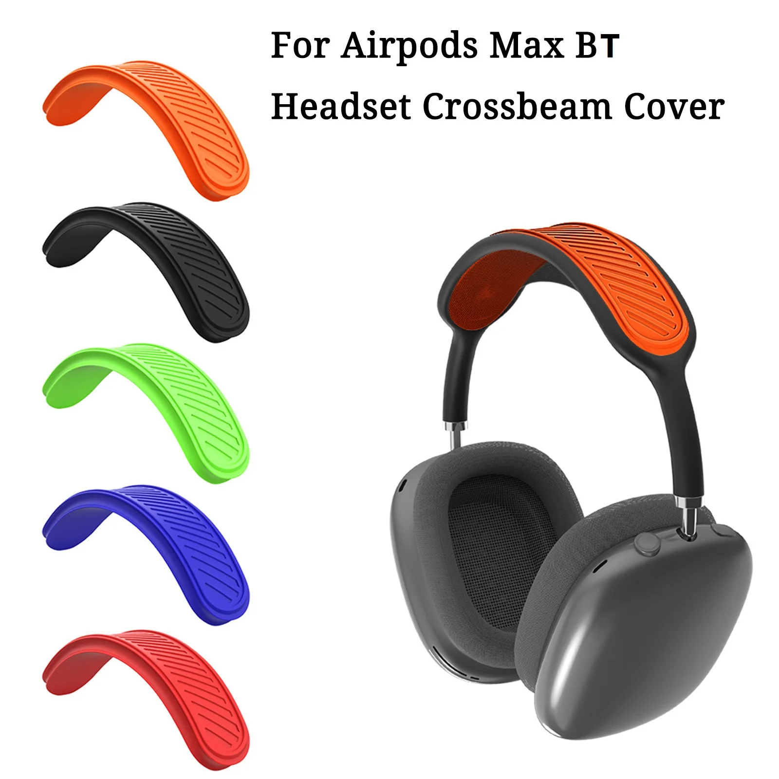 

Silicone Case For AirPods Max Earphone Crossbeam Protective Cover Protection Net For AirPods Max headset Crossbeam Case Cover