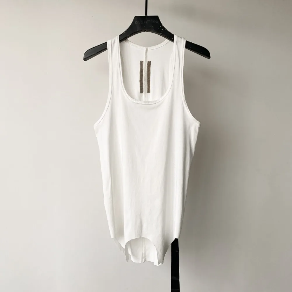 

High Street Tees Tanks Spring/Summer High Street Double Line Curved Hollow Design Knitted Women's Sleeveless Tank Top