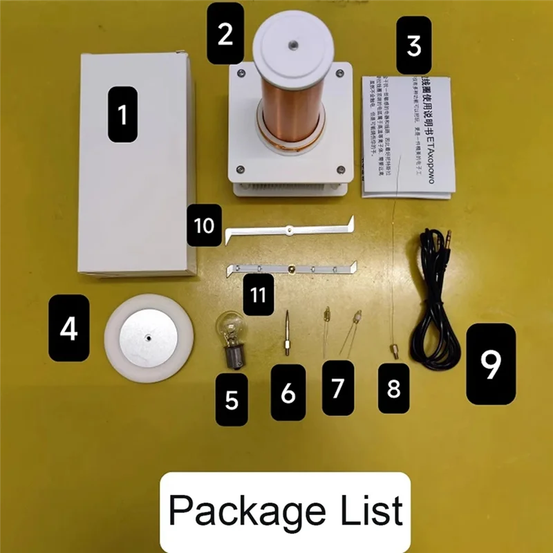 جودة عالية لملف تسلا البلازما المتكلم الموسيقى عالية الطاقة 30 سنتيمتر قوس البلازما طاحونة تضيء دون سلك (الأزرق) الولايات المتحدة التوصيل دائم