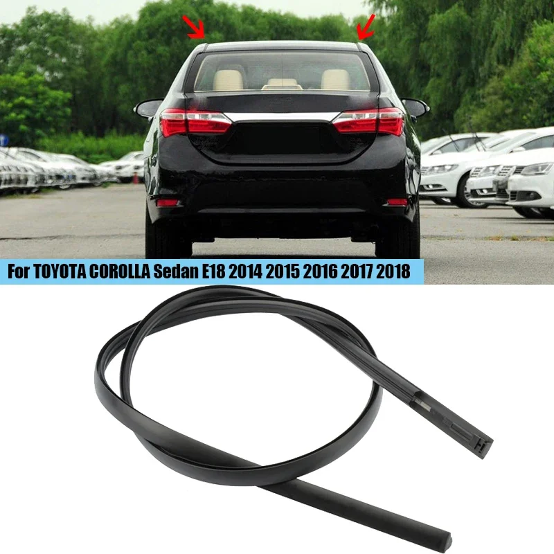 75556-02260 75555-02270 For TOYOTA COROLLA Sedan E18 2014 2015 2016 2017 2018 Rubber Car Roof Drip Finish Moulding Seal Strips