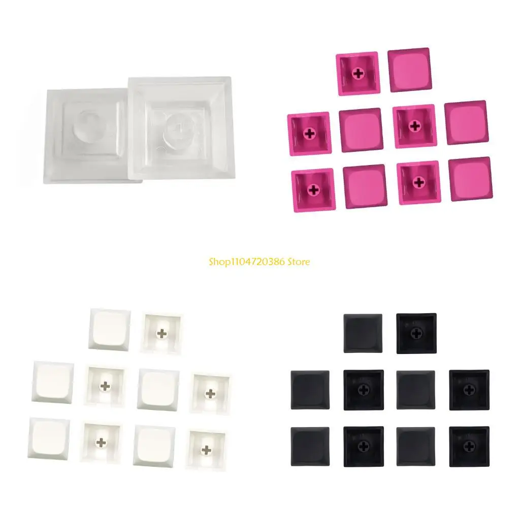 K0EA 10Piece PBT Blank Keycap XDA Profile 1U Gaming Keycap DIY Button Keyboards
