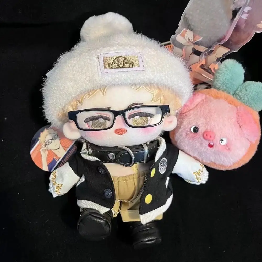 Bricolage 20CM lunettes miniatures lunettes Mini lentille claire lunettes jouer maison coton accessoires maison de poupée accessoires fille