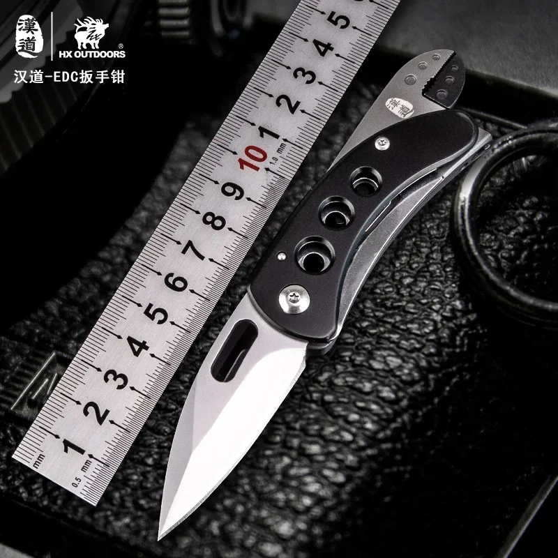 HX OUTDOORS 5 in 1 Multi Pliers tools black pliers with screwdriver Plier camping survival climbing hiking knife pocket cutting