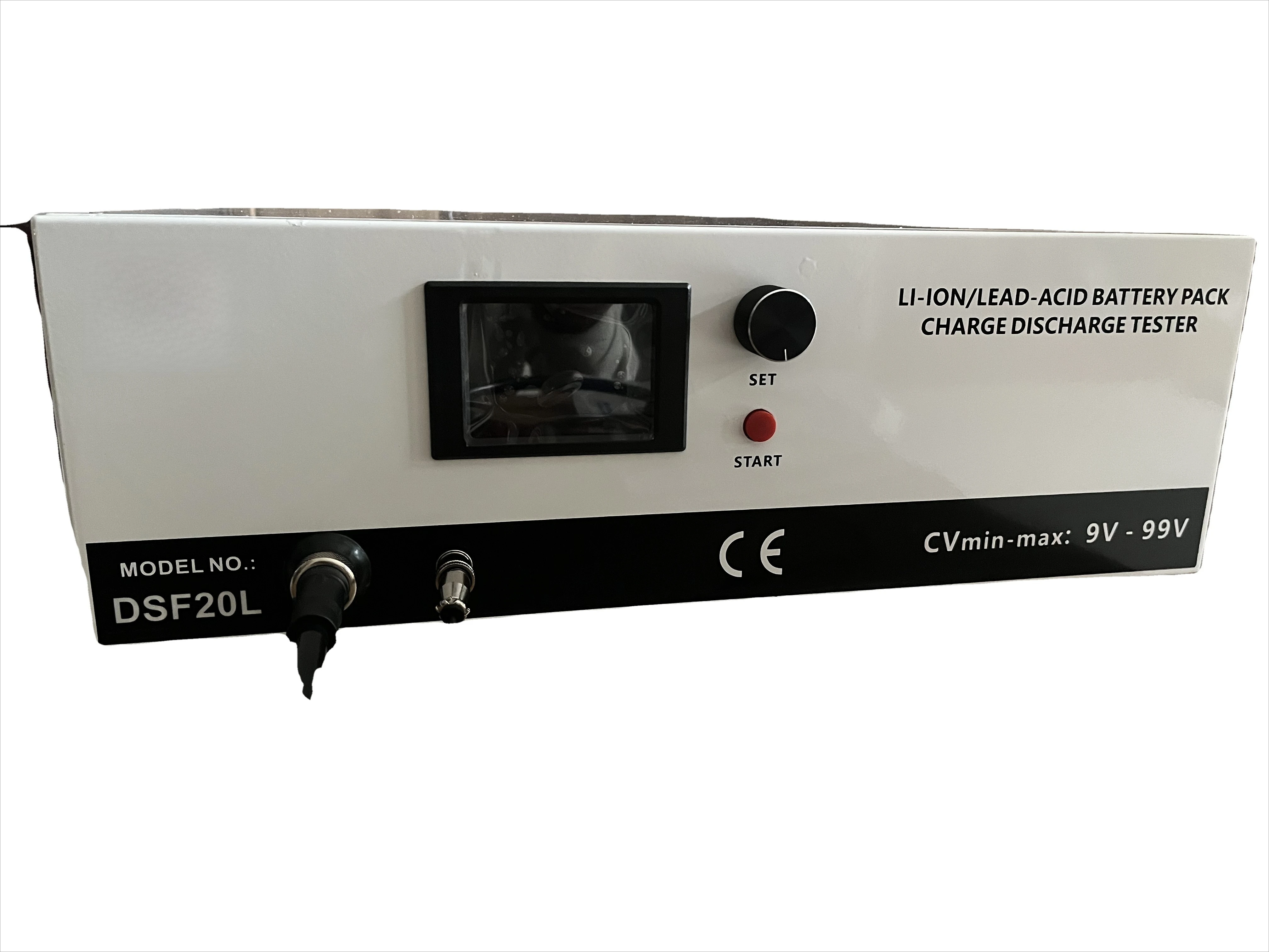 DSF-20L 9-99V 20A Battery Charge Discharge Tester With Temperature Probe For Lithium Lead Acid Cell Cycle Capacity Testing