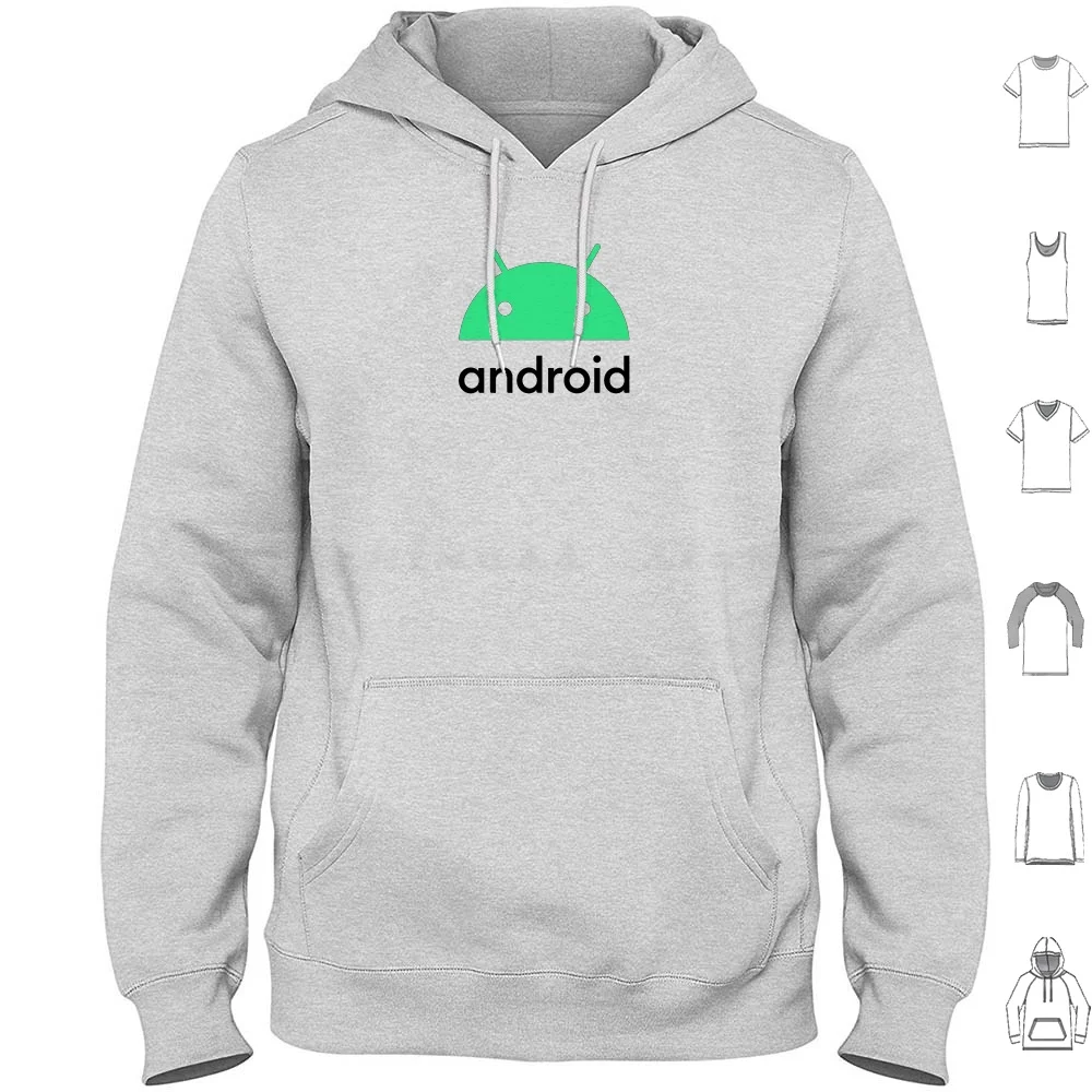 Android Hoodies Long Sleeve Android Java Mobile Ios Aws Cloud Dev Flutter Dart Dash Programmer Google Go Code