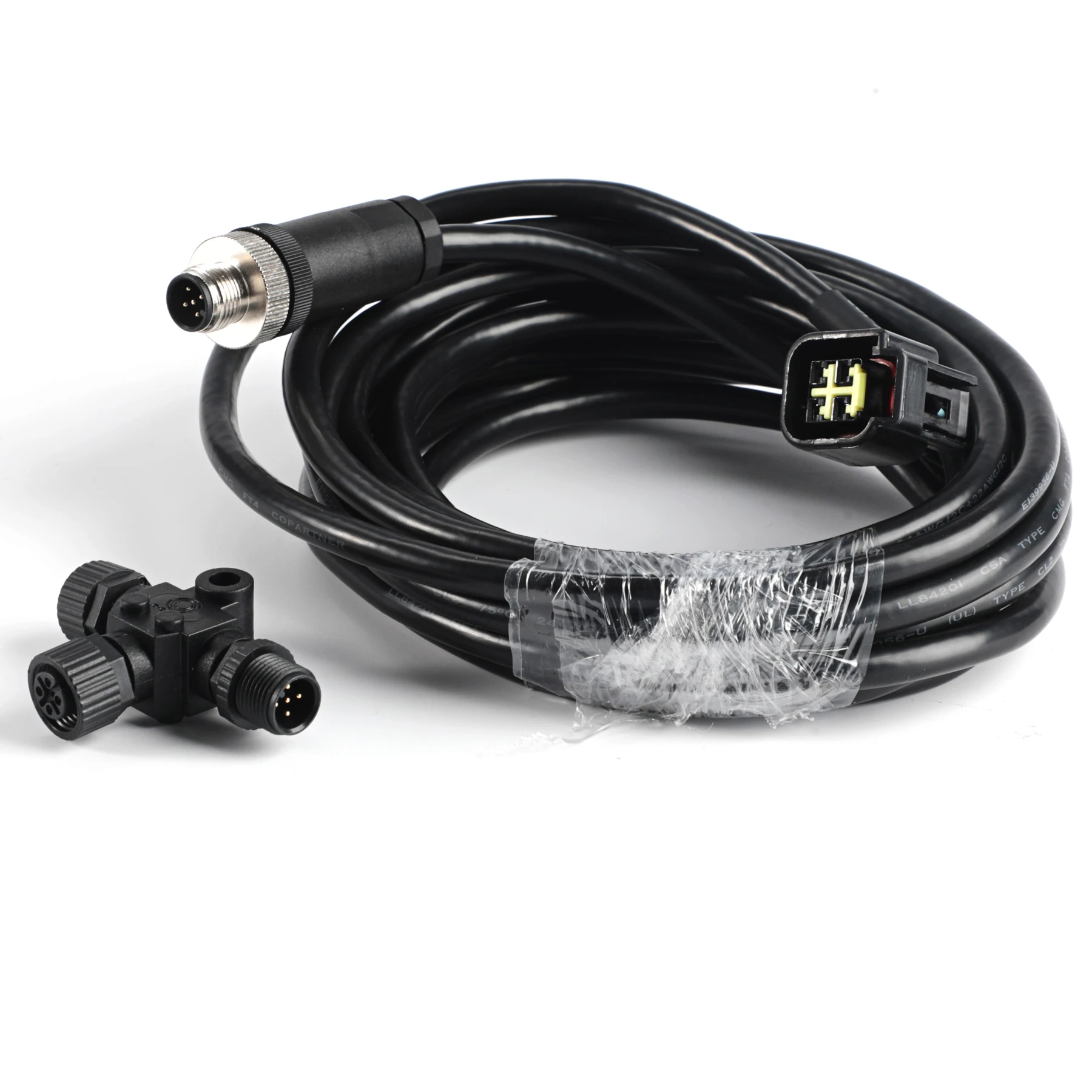 كابل واجهة محرك ياماها PLOSON YM-N2K_3PXM لشبكة يخت NMEA 2000 مع موصل T (1 م؛ 2 م؛ 5 م؛ 7 م) لـ Lowrance