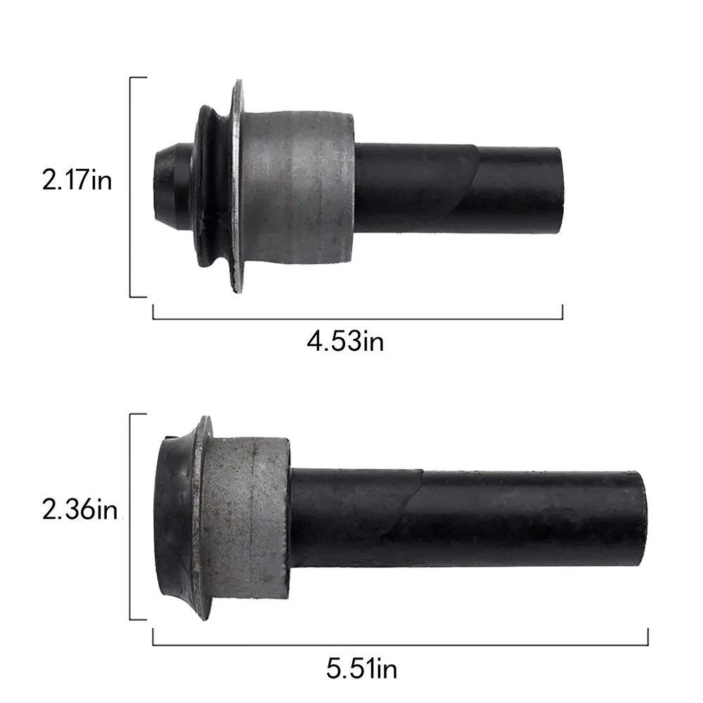 54467-BR00A 54466-JD000 54400-JG32A 4pcs Front Crossmember Subframe Bushing Kit Black For Nissan 2011-2017 Juke Leaf 2008-2015 Rogue