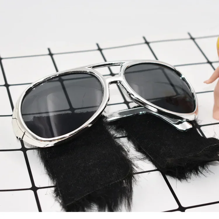 Disguise Glasses  70s Disco Party Movie Role-playing Elvis Prom Funny Glasses Cosplay Dress Up Rock Carnival Accessories