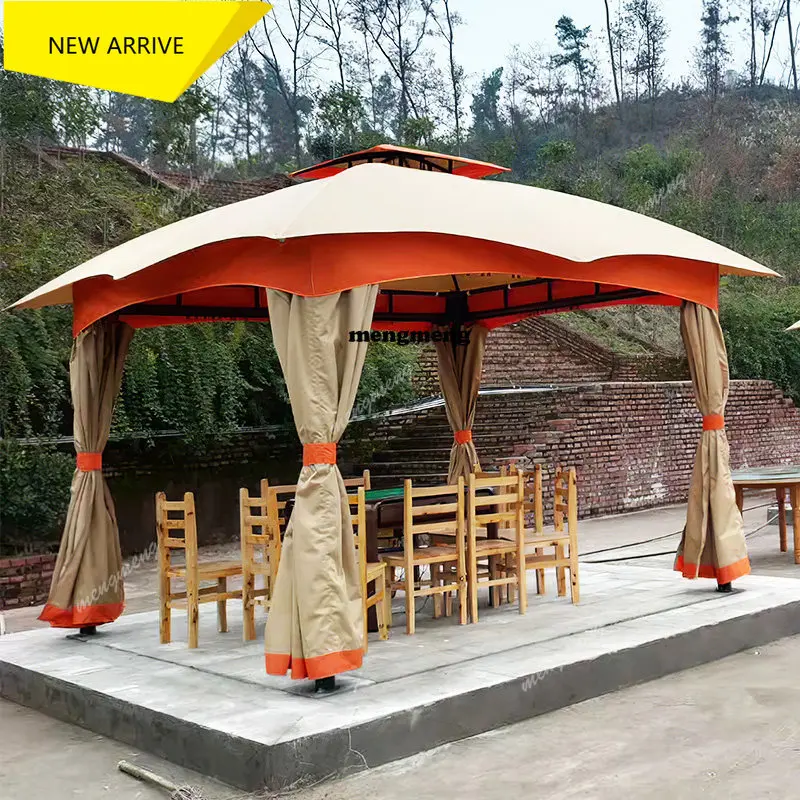 M138 Outdoor gazebo tent agritainment mobile restaurant open-air rainproof awning