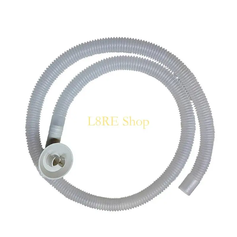 L8RE Multipurpose 100cm Cooling Unit Drain Hose Pipe Adapter Drain Fitting PVC Texture for Home and Office Air Conditioning