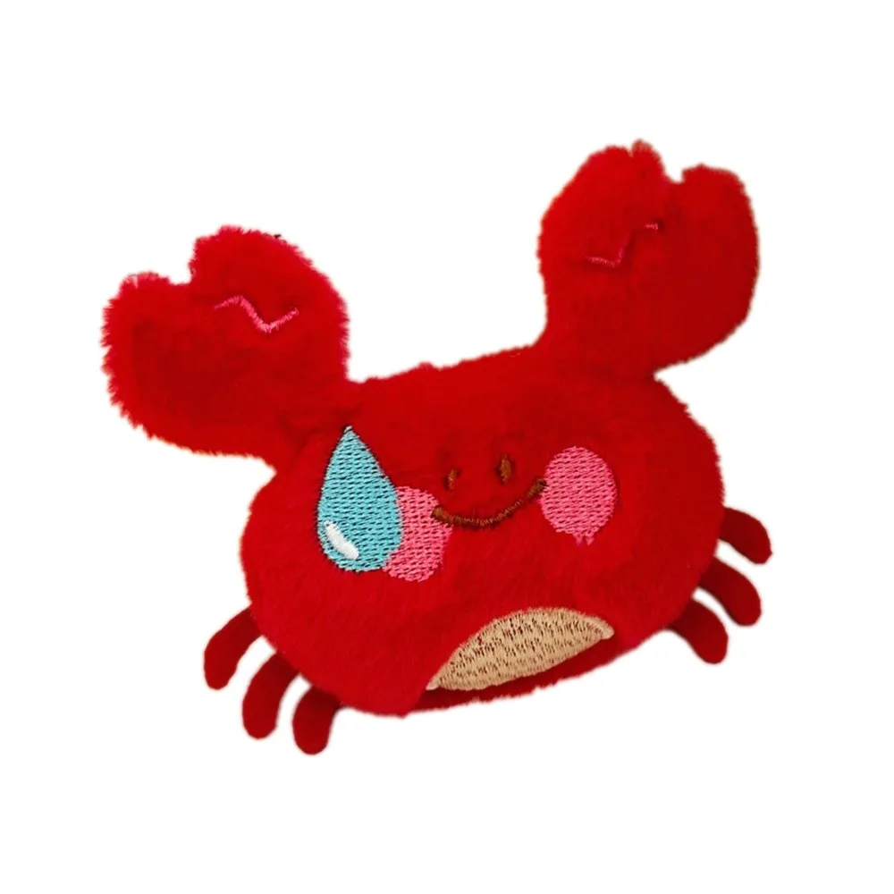 

Cute Cartoon Food Theme Plush Doll Keychain Sweating Expression Bee Stars Fruit Stuffed Doll Creative Bag Charm Decorative Use
