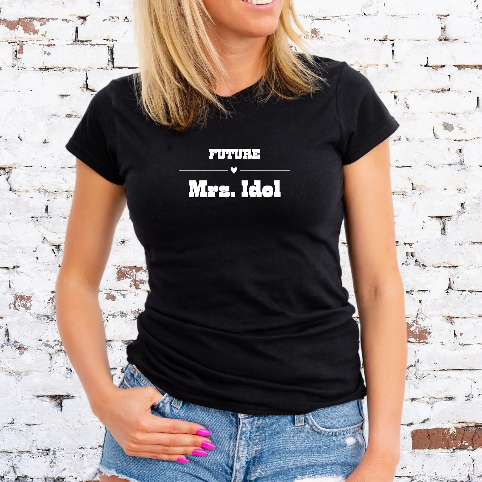 FUTURE MRS IDOL T-SHIRT, BILLY IDOL, TOUR, Unisex/Lady Fit