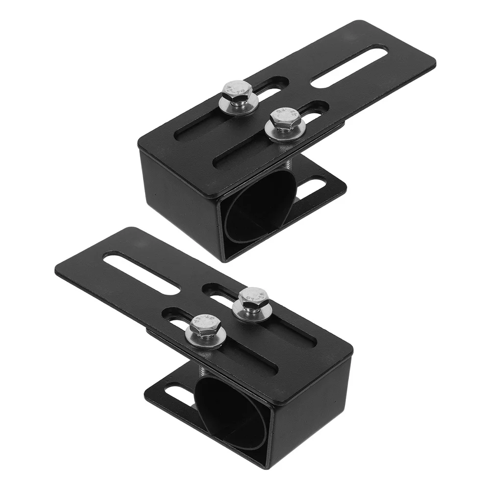 

1Pair Carbon Steel Light Bar Mounting Brackets Roof Rack Clamps Suv Offroad Vehicles Quick Easy Installation Roof Mount Brackets