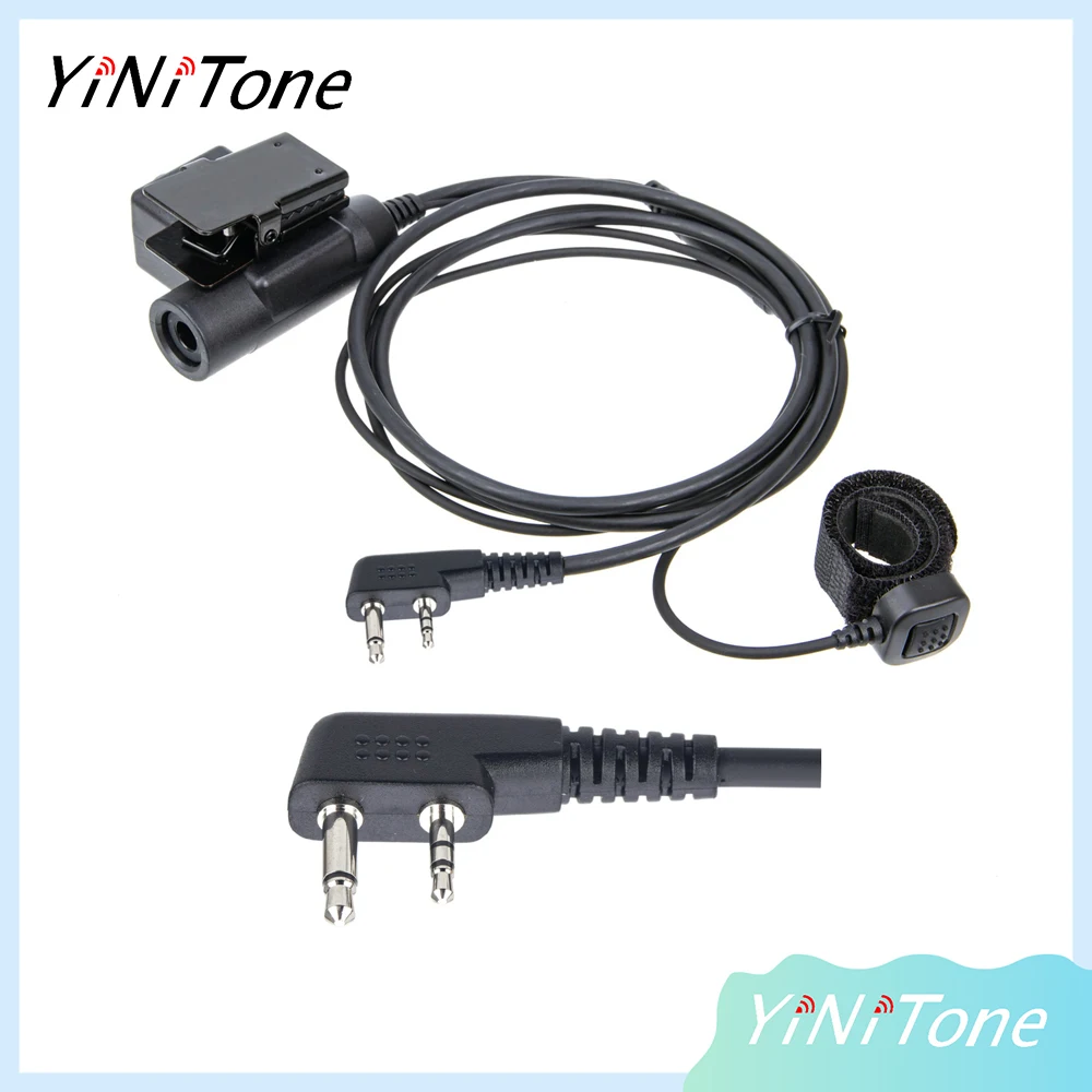 

High Strength U94 PTT Finger Microphone Adapter for ICOM IC-V8 V80 V82 radio walkie talkie