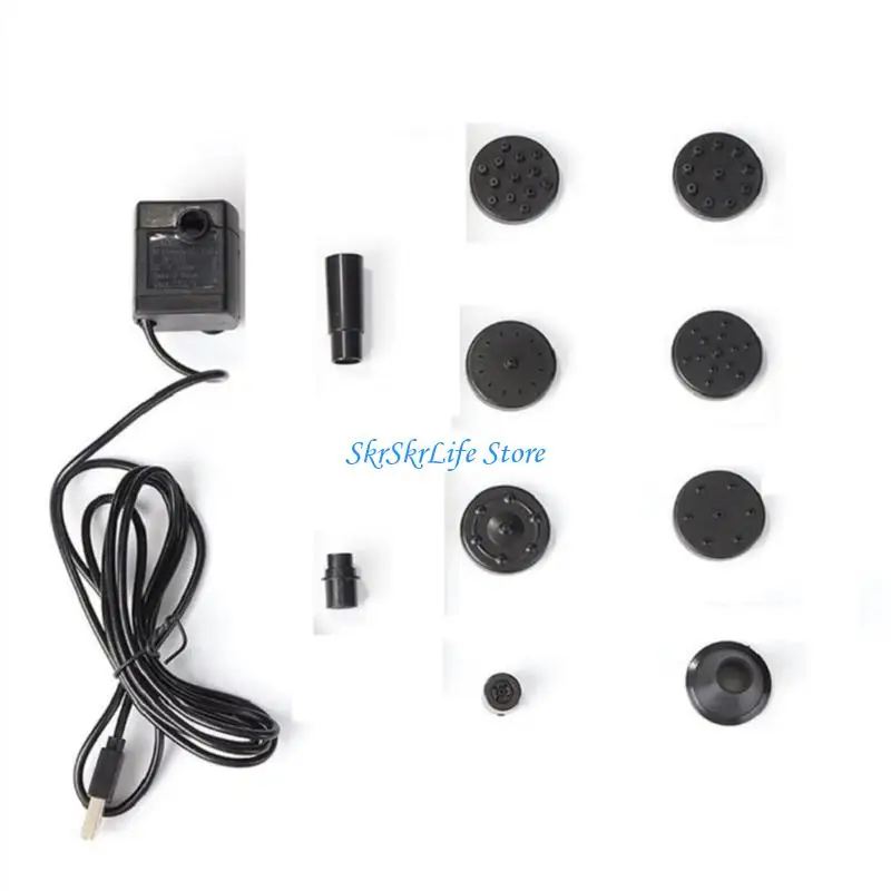 E65E Solar Energy Powered Water Pump For Fish Tanks With 360 Rotatable Panel